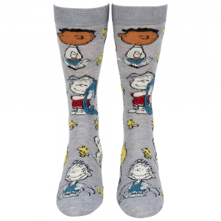 Peanuts Characters Men's Crew Socks